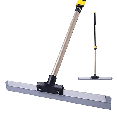 ドライワイパー 水切りワイパー スクイジー 113-140cm 伸縮可能 床拭き ガラスワイパー フロアスクイジ..