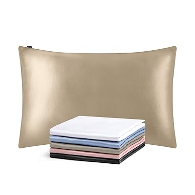 シルク枕カバー ピローケース 【50x70cm】 コーヒー 【1枚】 25匁/ 額縁無し/天然シルク/美肌/軽量/OEKO認証済