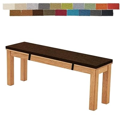 ダイニングベンチ クッション 椅子用 長座布団 170*45*5 高密度メモリーフォーム 高反発 カバーが洗え..