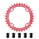 ラウンドオーバルチェーンリング 104mm BCD chainring 30T 32T 34T 36T 38T 8 9 10 11 12スピード MTB XCト...