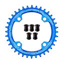 ラウンドオーバルチェーンリング 104mm BCD chainring 30T 32T 34T 36T 38T 8 9 10 11 12スピード MTB XCト...
