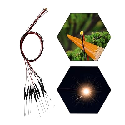 20本入配線付き SMD 0402 チップLED 温白色 抵抗付属 電車模型 鉄道模型 建物模型 模型電飾 ジオラマ L..