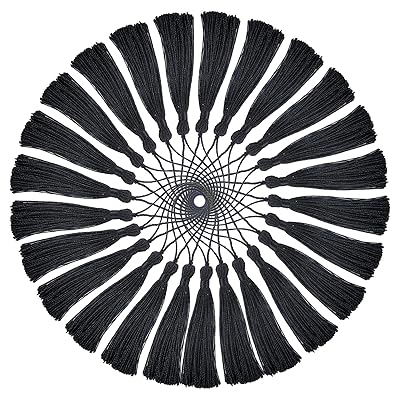 25個 シルクタッセル 装飾的ブックマークタッセル フリンジ 手作り素材 DIY用品 房飾り中国結装飾 (27色セット)