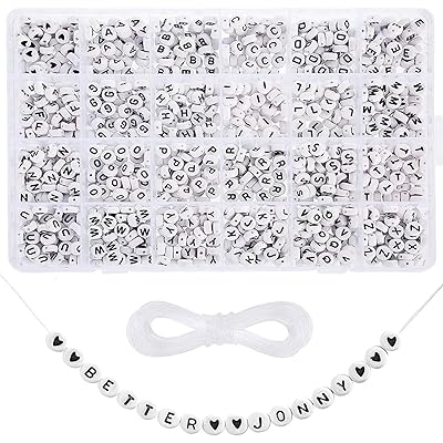 ե٥åȥӡ  1200ԡ A-Z ʸ ӡ 7x4mm Τ1դ ʸӡå ꥢ꡼ DIY ...