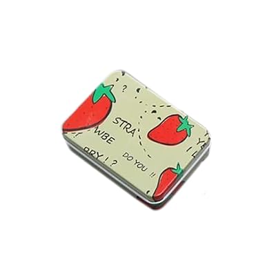 SZB ミニブリキ缶 缶ケース 缶ブリキ ふた付き 収納ケース 小物収納 小物入れ 時計ケース アクセサリー ソーイング 雑貨入れ (2個セット)