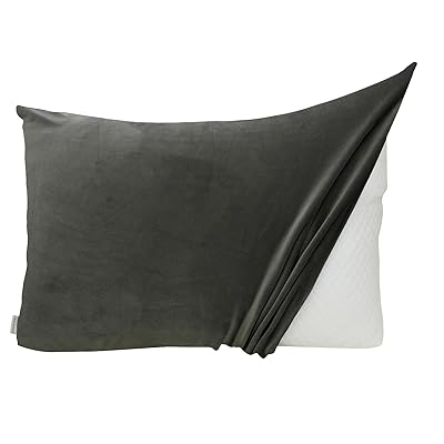 マイクロファイバー 枕カバー （のびのびタイプ） 35 50 短毛タイプでオールシーズン使える 極上とろける 自慢のフランネル生地 伸びる 伸縮性 なめらか 封筒式 静電気防止 抗菌防臭 防ダニ 洗える おしゃれ まくらカバー ピローケース グレー