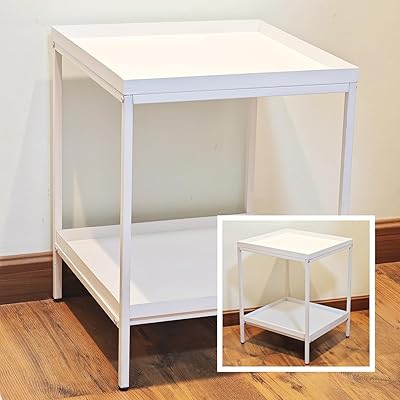 スチールラック 収納ワゴン 幅43 奥行43 高さ56cm プリンター台 100%金属構造 プリンターラック デスク..