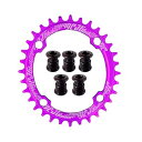 ラウンドオーバルチェーンリング 104mm BCD chainring 30T 32T 34T 36T 38T 8 9 10 11 12スピード MTB XCト...
