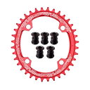 ラウンドオーバルチェーンリング 104mm BCD chainring 30T 32T 34T 36T 38T 8 9 10 11 12スピード MTB XCト...