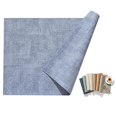 ランチョンマット 高質PUレザー 6枚セット おしゃれ 華やか 飾り 清潔しやすい 家庭用 レス