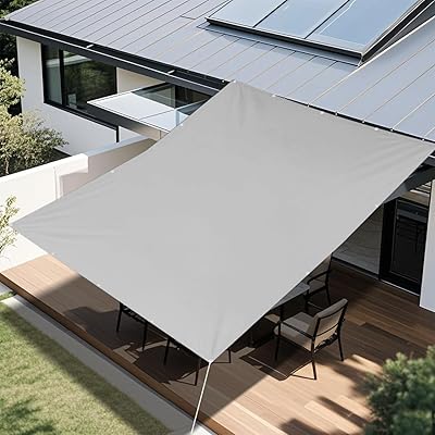 サンシェード 日除け シェード 目隠しシート 撥水オーニングシェード 雨除け シェード ベランダ,庭,バ..