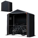 サイクルハウス バイクガレージ サイクルポート 1台用〜2台用 自転車置き場 倉庫 物置 屋外 サイクルガレージ バイク ガレージ ガレージテント 自転車 テン...