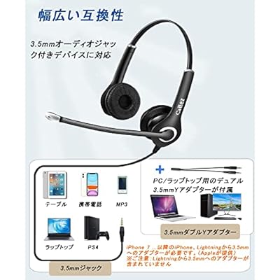 両耳USBヘッドセットHS-HP14SUBK