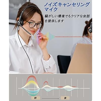 両耳USBヘッドセットHS-HP14SUBK