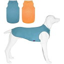 犬のシャツ 夏服 涼しい 通気性 夏用ベスト 薄い 柔らかい 暑さ対策 犬用タンクトップ 紫外線 日焼け対策 皮膚保護 怪我 傷口保護 スポーツウェア カジュアル 伸縮性 パジャマ 部屋着 中型犬 大型犬 2枚入り
