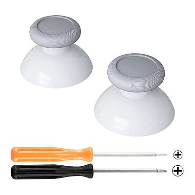 Switch Pro対応交換3Dジョイスティックサムスティック（ツートンカラー）、スイッチプロコン