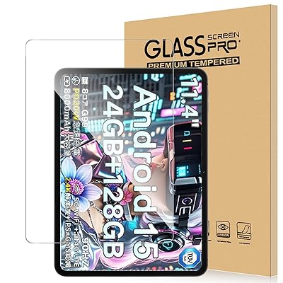 For Bmax I12 Power フィルム 11.4インチ タブレット 強化ガラス 高感度タッチ 高透過率 硬度9H 指紋