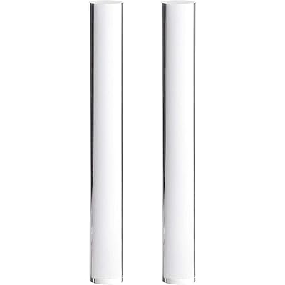 2本 粘土用 のし棒 アクリル製 陶芸 道具 クリア 麺棒 お菓子 パン うどん 餃子など適用