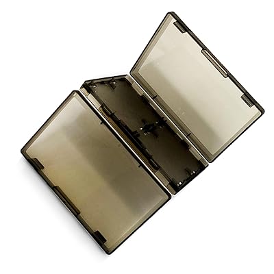 4 in 1 収納ケース 保護ケース ゲームボーイ GBA GBA SP ゲームカートリッジカード用(クリアブラ