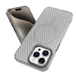 iPhone 15 Pro ケース Magsafe対応 【ネッカーの立方体・内部スプレー塗装技術】 耐衝撃 米軍MIL規格 アイフォン15 Pro スマホケース ワイヤレス充電対応 落下防止 ストラップホール付き 傷防止 滑り止め いphone15P