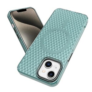 iPhone 13 ケース iPhone 14 ケース Magsafe対応 【ネッカーの立方体・内部スプレー塗装技術】 耐衝撃 米軍MIL規格 アイフォン 13/14 スマホケース ワイヤレス充電対応 落下防止 ストラップホール付き 傷防止 滑り止め