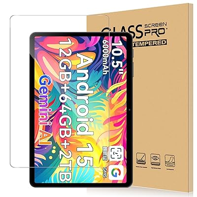 For TABWEE T80 フィルム 10.5インチ タブレット 強化ガラス 高感度タッチ 高透過率 硬度9H 指紋防