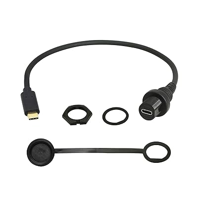 ゴールドメッキUSBタイプC 3.1車、ボート、オートバイ、トラックダッシュボード用拡張ダッシ