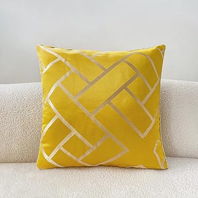 クッションカバー 45x45cm 北欧 2枚セット 柄 幾何学模様 おしゃれ 可愛い 豪華 ジャガード 縁