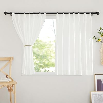 透けない ミラーレースカーテン 透けない UVカット 小窓 厚手 目隠し プライバシー保護 ナチ