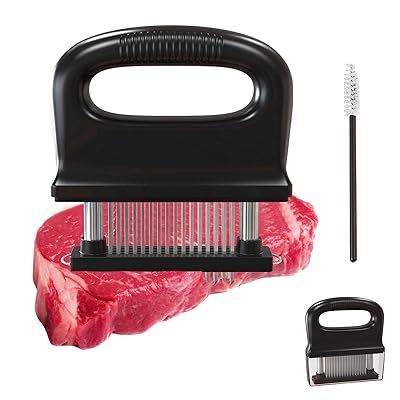 ミートテンダライザー 肉叩き 48刃 肉筋切り器 ミートテンダー 肉 筋切り 筋きり器 手持ち 肉