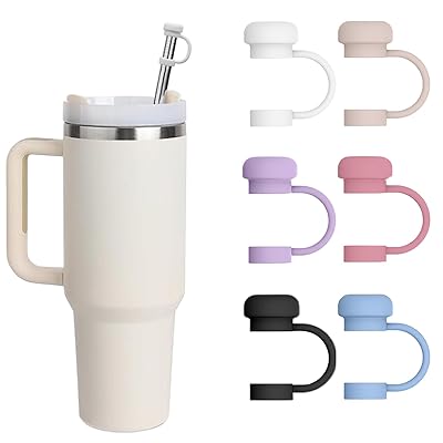 ストローキャップ 6個セット スタンレコップ用 シリコン カバー かわいい プラグ プロテクタ