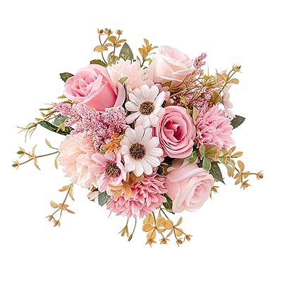 造花 枯れない花 インテリア 大切な人へ感謝の気持ちを伝えるプレゼント 花束 バラ 蒲公英