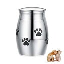 ミニ骨壷 犬 猫 遺骨入れ ペット 骨壷 メモリアル用品 ペット 遺骨入れ 銀骨壷 4x3cm