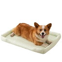 冷感 ペットベッド 犬 クッション 夏 ひんやり 接触冷感 暑さ対策 熱中症対策 クール スクエア型 通気 快適 滑り止め ソファー カバー取り外し可能 洗える 猫 小型 中型犬 室内(4)