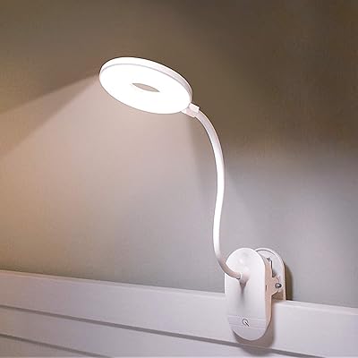 クリップライト LED デスクライト USBライト 充電/差込兼用 3階段調光 360度回転可能 タッチセ