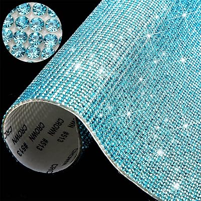 ラインストーン 2枚セット（20×24cm）デコレーションシール 自己粘着ラインストーンシール 修正工芸品 ..