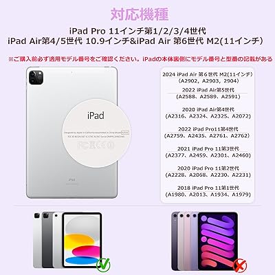 マジックキーボード 2025 i-Pad Air 11インチ（ M3） 2024 i-Pad Air6 11インチ (M2) i-PadPro第1/2/3/4世代11インチ i-PadAir第4/5世代10.9インチ 日本語配列 高精度トラックパッド
