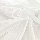 シルク風 サテン生地 織物 生地 輝き 約142cm×200cmカット 肌触りの良い 選べる5色 手作り DIY 裁縫 手芸 贈り物 (ミルクホワイト, 2M)