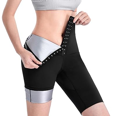 レディース サウナ短パン 大量発汗 トレーニング用 調節ホック 発汗力アップ スポーツ スト