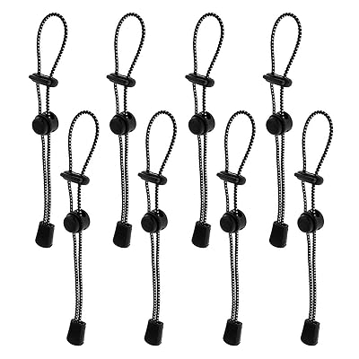 トレッキングポール ホルダー 弾性ロープ 固定紐 調節可能 ストック 固定 リュック ポールホルダー バックパック ザック アウトドア 登山 キャンプ (8本入り)