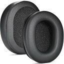 交換用イヤーパッド ATH M50X M50XBT M50XBT2 M50XSTS M50RD M40X M30X M20X M20xBT MSR7 SX1 ヘッドフォン対応 ソフトプロテインレザー (ブラック)