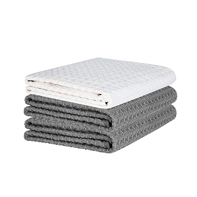 ふきん マイクロファイバー布巾 強力吸水 速乾 雑巾 食器 拭きガラス 窓鏡 キッチンタオル 台拭き 掃除..