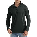 ラッシュパーカー メンズ tシャツ 日よけ ゴルフウェァ スウェットシャツ トレーナー 立ち襟 フィッシング 四季 ブラック XL