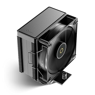 Gamma A40 BK コンパクトCPUクーラー、100mm PWM低ノイズファン、133mm高さシングルタワーCPUクーラー..