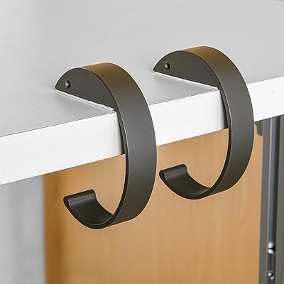 テーブルフック バッグハンガー 机 机に掛けるフック カバン掛け アルミ合金 耐荷重20KG 持ち運び便利 ..