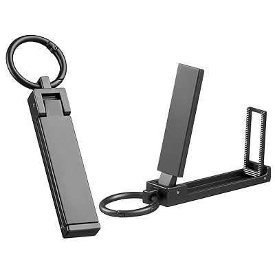 バッグハンガー テーブルフック スマホスタンド キーホルダー 亜鉛合金 メッキ処理 コンパクト 携帯便..