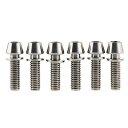 6個入 ワッシャーテーパーヘッドボルトM5x 16 18 20mmゴールチタンバイクステム (チタンカラー, M5x18mm)(4)