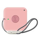 For MIXI「みてねみまもりGPS 第3/2世代」ケース柔らかい 着装まま充電可能 落下防止コード付 防水防塵 軽量 耐衝撃性 無臭で 耐久性 ソフト 衝撃 吸収 MIXI「みてねみまもりGPS 第3/2世代」用 シリコン 保護カバー (ピンク)