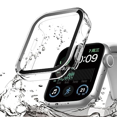 【2025新型】FALSAD Apple Watch カバー 46mm/42mm/44mm/40mm/45mm/41mm 対応 アップルウォッチ Series10/9/8/7/6/5/4/Se/Se2保護ケース、新デザイン3D直角エッジ PC+ガラス 【2025新型】FALSAD Apple Watch カバー 46mm/42mm/44mm/40mm/45mm/41mm 対応 アップルウォッチ Series10/9/8/7/6/5/4/Se/Se2保護ケース、新デザイン3D直角エッジ PC+ガラス