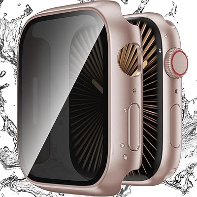 【覗き見防止】 for アップルウォッチ 防水 カバー 41mm 対応 Apple Watch ケース Series 9 8 7 のぞき見防止 保護フィルム 装着簡単 全面保護 耐衝撃 軽量 対応 iWatch シリーズ 9 8 7 ローズゴールド 【覗き見防止】 for アップルウォッチ 防水 カバー 41mm 対応 Apple Watch ケース Series 9 8 7 のぞき見防止 保護フィルム 装着簡単 全面保護 耐衝撃 軽量 対応 iWatch シリーズ 9 8 7 ローズゴールド